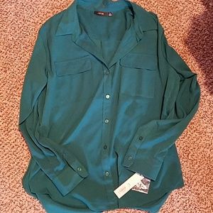 Green dress shirt